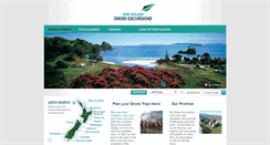 Desktop Screenshot of nzshoreexcursions.co.nz